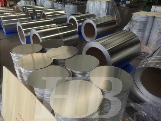 উচ্চ শক্তি 3003 অ্যালুমিনিয়াম ডিস্ক, 0.3-6mm বেধ,80-1600mm ব্যাসার্ধ