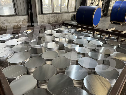 উচ্চ শক্তি 3003 অ্যালুমিনিয়াম ডিস্ক, 0.3-6mm বেধ,80-1600mm ব্যাসার্ধ