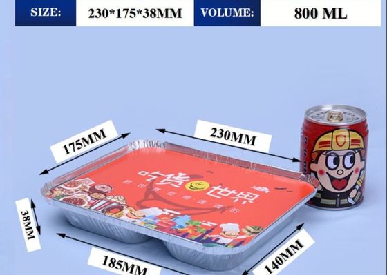 খাদ্য-গ্রেড অ্যালুমিনিয়াম লাঞ্চ বক্সের জন্য উপযুক্ত, কাস্টমাইজড পরিষেবা, দশ বছরেরও বেশি পেশাদার কারখানার সহায়তার সাথে