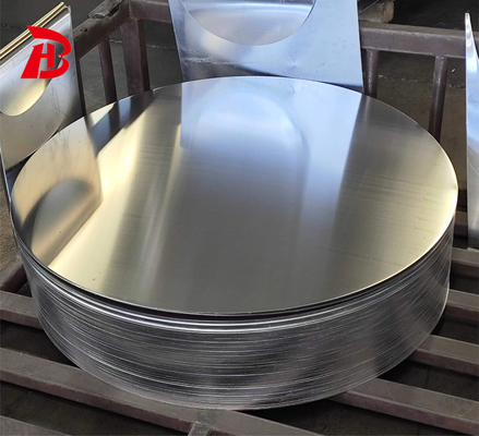 মিল ফিনিস 0.35mm-6.0mm অ্যালুমিনিয়াম বৃত্তাকার প্লেট জন্য প্রতিফলক