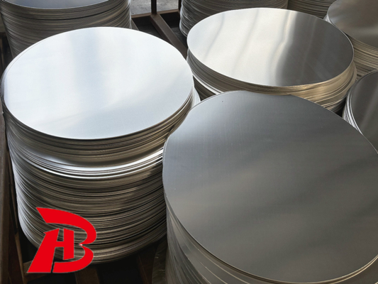 মিল ফিনিস 0.35mm ~ 8.0mm 1050/1060 অ্যালুমিনিয়াম বৃত্তাকার প্লেট