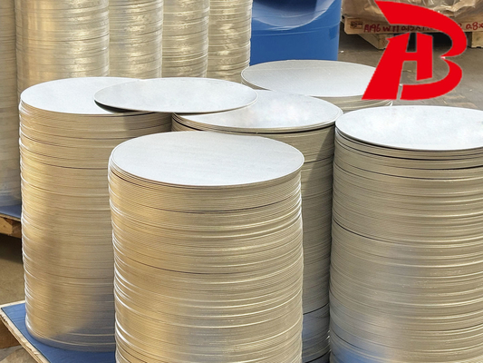 মিল ফিনিস 0.35mm ~ 8.0mm 1050/1060 অ্যালুমিনিয়াম বৃত্তাকার প্লেট