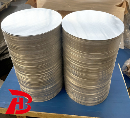3003 astm b209 ডিসি অ্যালুমিনিয়াম বৃত্তাকার শীট রান্নাঘর যন্ত্রপাতি জন্য বৃত্তাকার ধাতু ডিস্ক