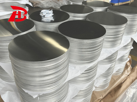 1060 3003 5052 অ্যালোয় H24 H32 2mm 676mm ব্যাসার্ধ অ্যালুমিনিয়াম বৃত্ত রাস্তা সতর্কতা চিহ্ন জন্য