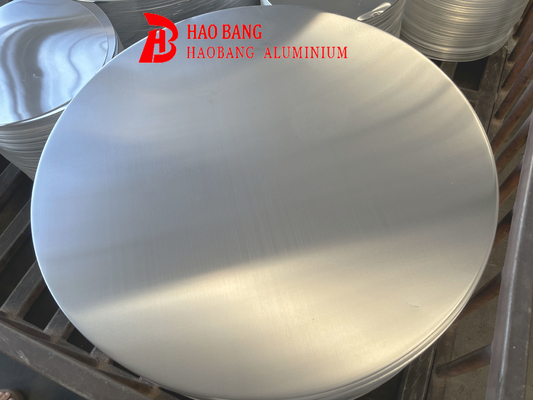 গোলাকার অ্যালুমিনিয়াম ডিস্ক 1060 Aa1100 H12 h14 অ্যালুমিনিয়াম সার্কেল অ্যান্টি-স্টিক প্যানের জন্য