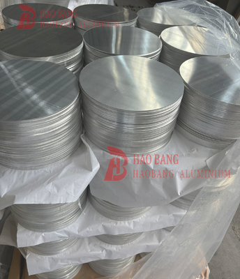 কাস্টমাইজড 1.2mm বেধ 1200mm ব্যাসার্ধ অ্যালুমিনিয়াম বৃত্ত