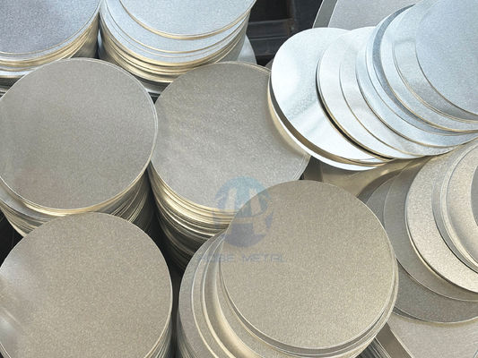 হাউজিং ফিক্সচার জন্য উচ্চ-শ্লাইস সিলভার অ্যালুমিনিয়াম বৃত্ত 1050/1080 80-1600MM