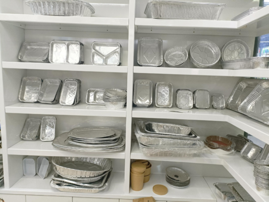 Eco-Friendly Aluminum Foil Lunch Box Microwave & Oven Safe