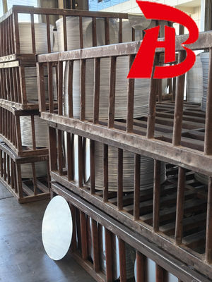 হাউজিং ফিক্সচার জন্য উচ্চ-শ্লাইস সিলভার অ্যালুমিনিয়াম বৃত্ত 1050/1080 80-1600MM