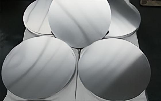 হালকা ওজন সিলভার অ্যালুমিনিয়াম সার্কেল এবং ডিস্ক 0.3-6.0MM প্রতিফলিত প্রকল্পের জন্য