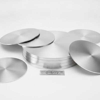কাস্টম আকার 100-1000mm ব্যাসার্ধ অ্যালুমিনিয়াম বৃত্তাকার ডিস্ক ফাটল প্রতিরোধী গভীর অঙ্কন 1050 1060 3003 রান্নাঘর এবং ল্যাম্প কভার স্ট্যাম্পিং জন্য খাদ