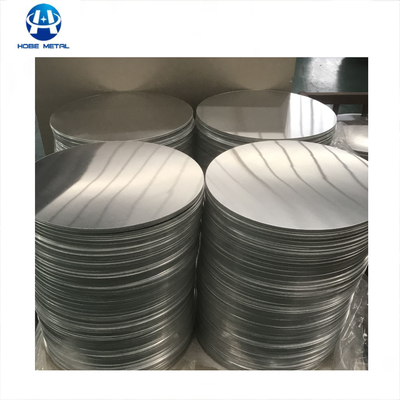 Temper H14 / H24 1000 Series Aluminum Round Plate 2.6mm Thick For Traffic Warning Signs