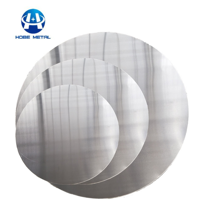 0.4- 6mm বেধ 80mm-1600mm ব্যাসার্ধ 3003 সস্তা স্টেইনলেস স্টীল অ্যালুমিনিয়াম বৃত্তের জন্য রান্নাঘর