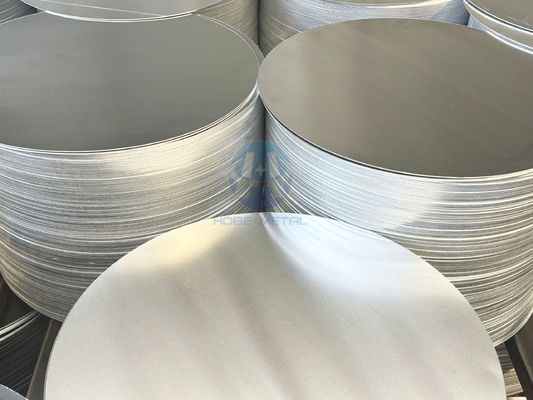 Smooth Surface High Flatness Aluminum Disc 1050 1060 3003 Alloy, 0.3?? 6mm Thick, Custom Size Aluminum Blank for Lamp Cover & Pots সিলিন্ডার ডিস্কের জন্য